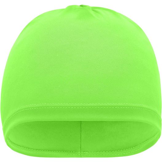 ein neongrüner mütze Running Beanie - Sportliche Laufmütze (Bild 1)