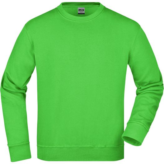 ein grünes sweatshirt mit langem ärmel Workwear Sweatshirt - Klassisches Rundhals-Sweatshirt (Bild 1)