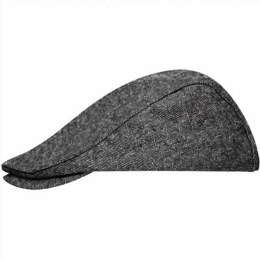 Dandy Cap - Flache Mütze mit verdeckt genähtem Schild (Bild 1)