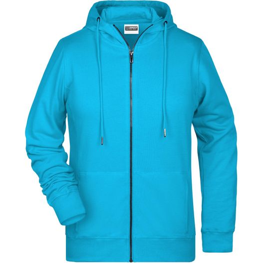 Ladies' Zip Hoody - Sweatjacke mit Kapuze und Reißverschluss (Bild 1)