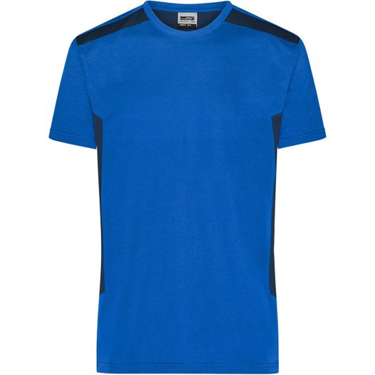 Men's Workwear T-Shirt - STRONG - - Strapazierfähiges und pflegeleichtes T-Shirt mit Kontrasteinsätzen (Bild 1)