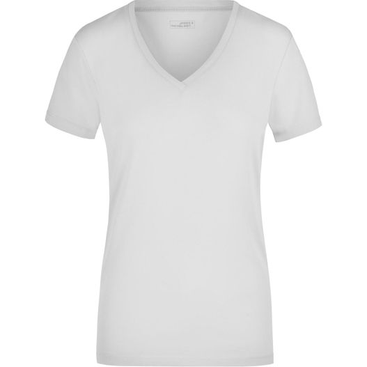 Ladies' Stretch V-T - T-Shirt aus weichem Elastic-Single-Jersey (Bild 1)
