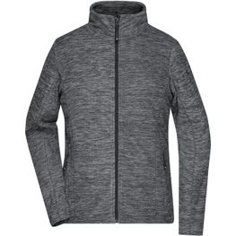 Ladies' Fleece Jacket - Fleecejacke in modischer Melange-Optik