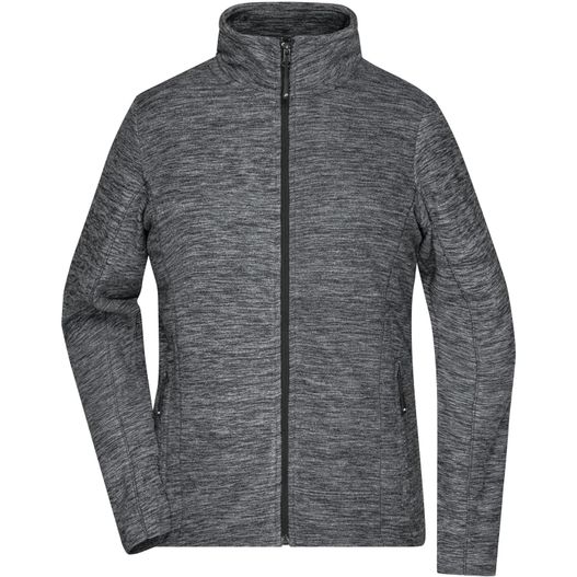 Ladies' Fleece Jacket - Fleecejacke in modischer Melange-Optik (Bild 1)