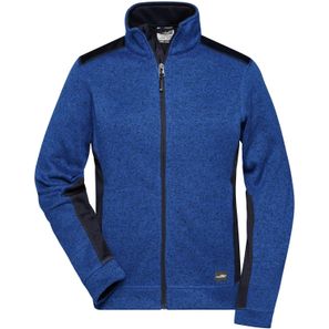 Ladies' Knitted Workwear Fleece Jacket - STRONG - - Pflegeleichte Strickfleece Jacke im Materialmix