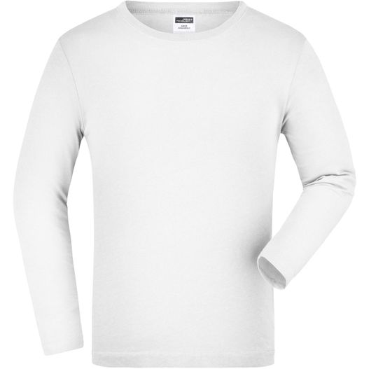 Junior Shirt Long-Sleeved Medium - Langarm T-Shirt aus Single Jersey (Bild 1)