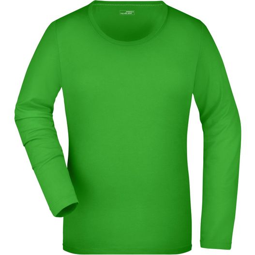 Ladies' Stretch Shirt Long-Sleeved - Langarm Shirt aus weichem Elastic-Single-Jersey (Bild 1)