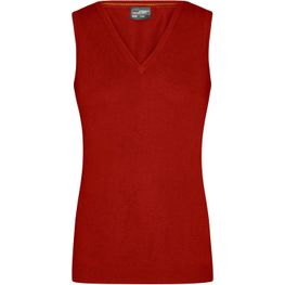 Ladies' V-Neck Pullunder - Klassischer Baumwoll-Pullunder