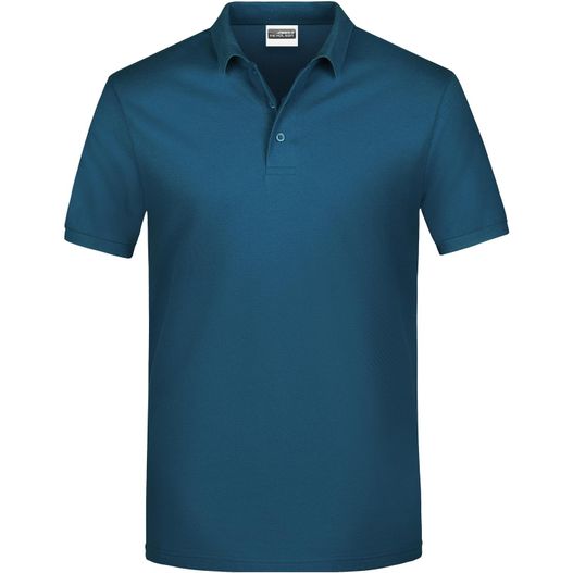 ein blaues poloshirt auf weißem hintergrund Promo Polo Man - Klassisches Poloshirt (Bild 1)