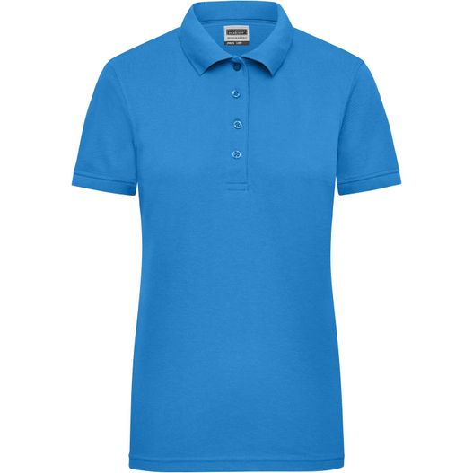 ein frauenblaues poloshirt Ladies' Workwear Polo - Pflegeleichtes und strapazierfähiges Polo (Bild 1)