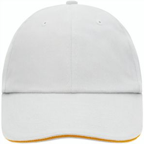 6 Panel Raver Sandwich Cap - Klassisches Allround-Cap mit kontrastfarbigem Sandwich