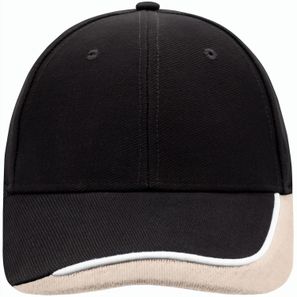 Half-Pipe Sandwich Cap - 6 Panel Cap mit extravaganter, dreifarbiger Sandwich-Lösung