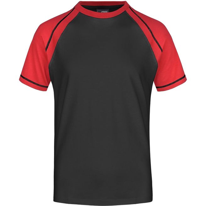 Produktabbildung Men's Raglan-T - T-Shirt in sportlicher, zweifarbiger Optik Men's Raglan-T - T-Shirt in sportlicher, zweifarbiger Optik