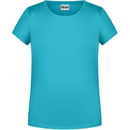 Girls' Basic-T - T-Shirt für Kinder in klassischer Form (Bild 1)