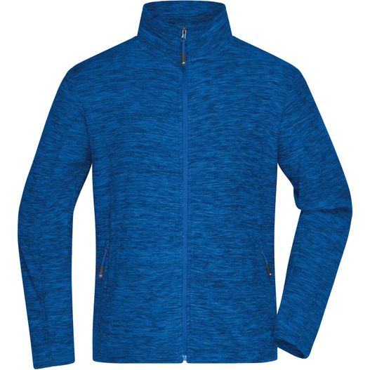Men's Fleece Jacket - Fleecejacke in modischer Melange-Optik (Bild 1)