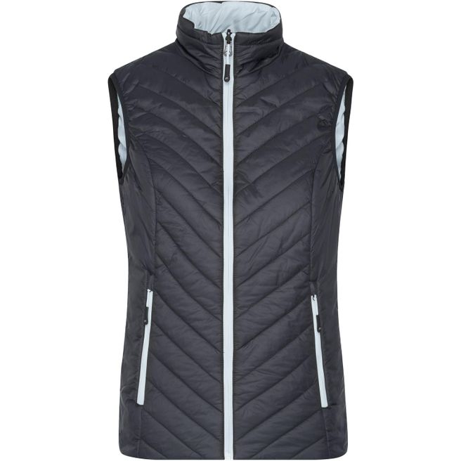 Ladies' Lightweight Vest - Leichte Wendeweste mit sorona®AURA Wattierung (nachwachsender, pflanzlicher Rohstoff) [Gr. L]