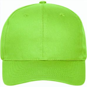 6 Panel Cap Bio Cotton - 6 Panel Cap mit ungebürsteter Oberfläche