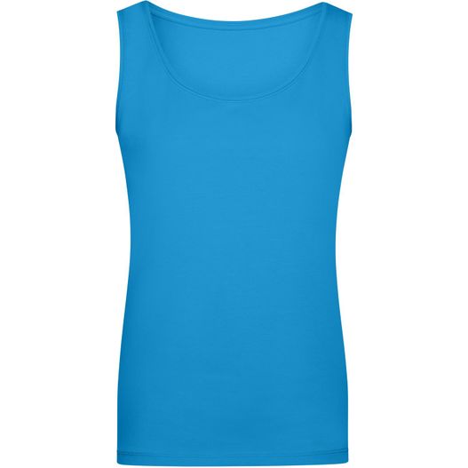 ein damen blaues tanktop Ladies' Elastic Top - Klassiches Tank-Top (Bild 1)