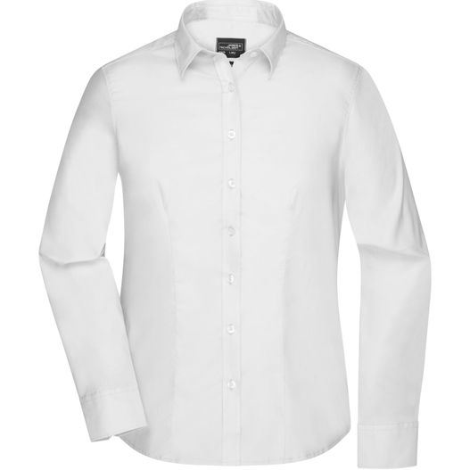 Ladies' Shirt Longsleeve Micro-Twill - Klassisches Shirt in pflegeleichter Baumwollqualität (Bild 1)