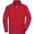 Workwear Half-Zip Sweat - SOLID - - Sweatshirt mit Stehkragen, Reißverschluss und Kontrastpaspel
