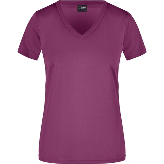 Ladies' Active-V - Funktions T-Shirt für Freizeit und Sport (Bild 1)