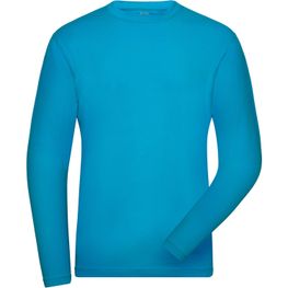 Men's BIO Stretch-Longsleeve Work - SOLID - - Langarm Shirt aus weichem Elastic-Single-Jersey