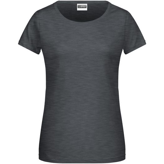 ein frauen t - shirt mit einem schöpfhals Ladies' Basic-T - Damen T-Shirt in klassischer Form (Bild 1)