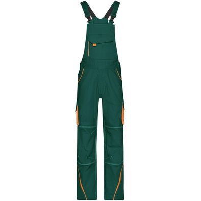 Workwear Pants with Bib - COLOR - - Funktionelle Latzhose im sportlichen Look mit hochwertigen Details