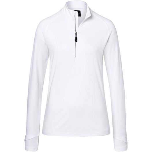 Ladies' Sports  Shirt Half-Zip - Langarm-Shirt mit Reißverschluss für Sport und Freizeit (Bild 1)