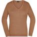Ladies' V-Neck Pullover - Klassischer Baumwoll-Pullover