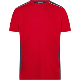 Men's Workwear T-Shirt - COLOR - - Strapazierfähiges und pflegeleichtes T-Shirt mit Kontrasteinsätzen