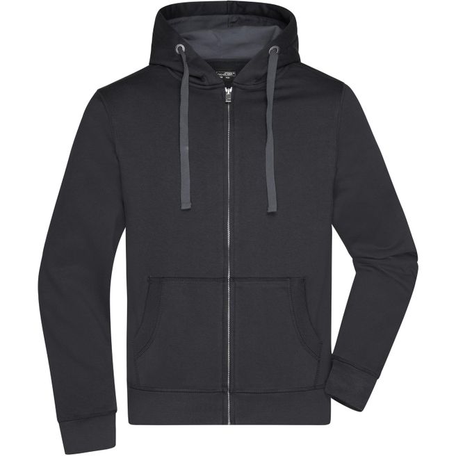 Men's Hooded Jacket - Premium Sweatjacke mit Bionic®-Finish