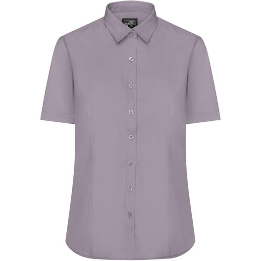 Ladies' Shirt Shortsleeve Poplin - Klassisches Shirt aus pflegeleichtem Mischgewebe (Bild 1)