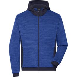 Men's Padded Hybrid Jacket - Wattierte Strickfleece Jacke im attraktiven Materialmix