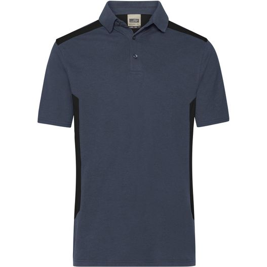 Men's Workwear Polo - STRONG - - Strapazierfähiges und pflegeleichtes Polo mit Kontrasteinsätzen (Bild 1)