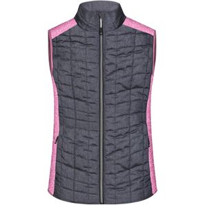 Ladies' Knitted Hybrid Vest - Weste im stylischen Materialmix