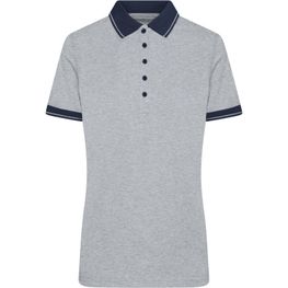 Produktabbildung Ladies' Heather Polo - Melange Polo mit modischen Details Ladies' Heather Polo - Melange Polo mit modischen Details