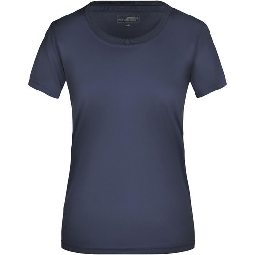 ein frauen navy t - shirt Ladies' Active-T - Funktions T-Shirt für Freizeit und Sport (Bild 1)