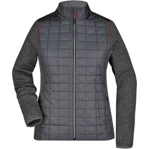 Ladies' Knitted Hybrid Jacket - Strickfleecejacke im stylischen Materialmix