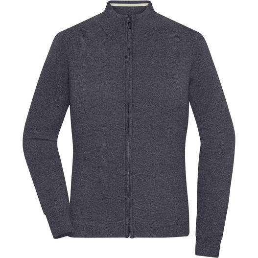 Ladies' Zip-Cardigan - Klassische Strickjacke mit Reißverschluss (Bild 1)