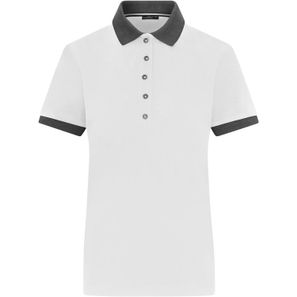 Ladies' Polo - Klassisches Polo mit kontrastfarbigem Kragen und Armbündchen in Piqué-Qualität