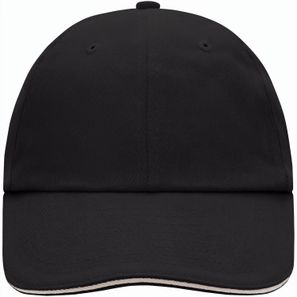 6 Panel Raver Sandwich Cap - Klassisches Allround-Cap mit kontrastfarbigem Sandwich