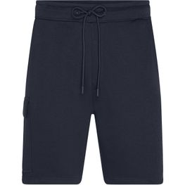 Men's Lounge Shorts - Modische, kurze Sweathose aus BIO-Baumwolle im Cargo-Style