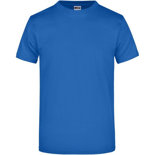 ein hellblaues t-shirt auf weißem hintergrund Round-T Heavy (180g/m²) - Komfort-T-Shirt aus strapazierfähigem Single Jersey (Bild 1)