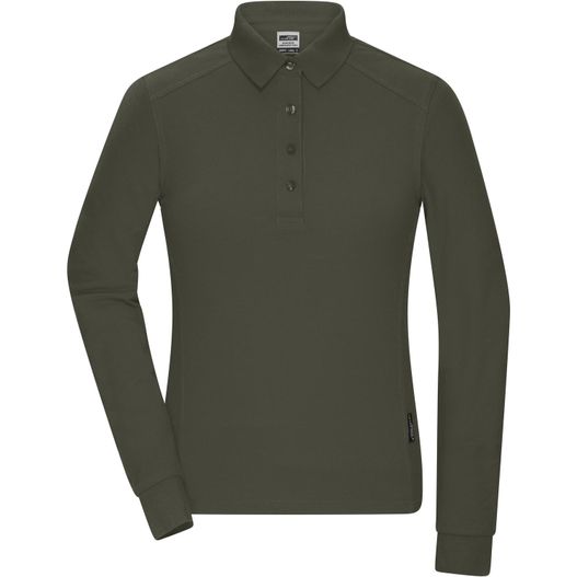 Ladies' Workwear-Longsleeve Polo - Strapazierfähiges und pflegeleichtes Langarm Polo (Bild 1)