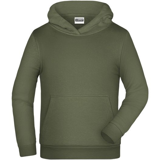 ein grüner kapuzenpullover mit kapuze drauf Children Promo Hoody - Klassisches Kapuzensweat für Kinder (Bild 1)