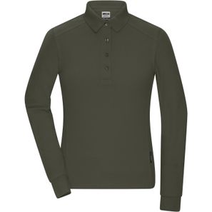 Ladies' Workwear-Longsleeve Polo - Strapazierfähiges und pflegeleichtes Langarm Polo