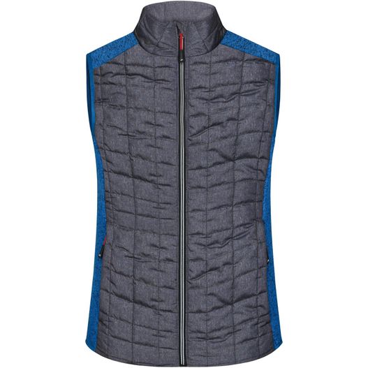Ladies' Knitted Hybrid Vest - Weste im stylischen Materialmix (Bild 1)