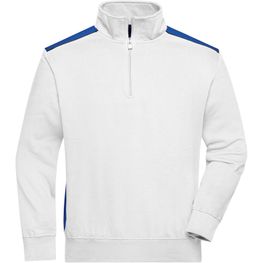 Produktabbildung Workwear Half-Zip Sweat - COLOR - - Sweatshirt mit Stehkragen, Reißverschluss und Kontrasteinsätzen Workwear Half-Zip Sweat - COLOR - - Sweatshirt mit Stehkragen, Reißverschluss und Kontrasteinsätzen