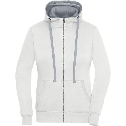 Ladies' Lifestyle Zip-Hoody - Sweatjacke mit Reißverschluss und Kapuze (Bild 1)